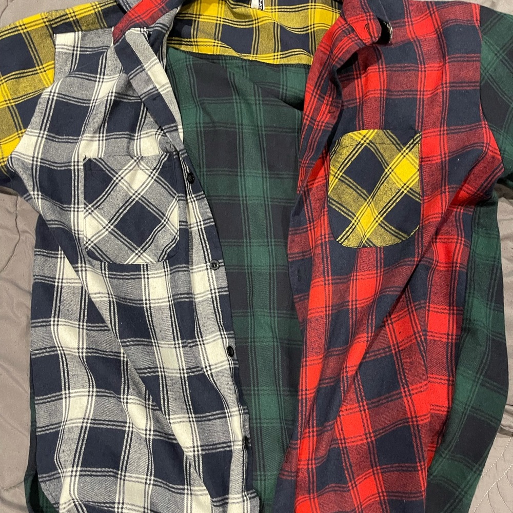 Multi Colored flannel